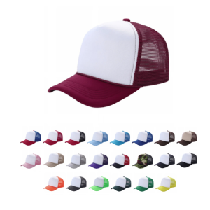 Trucker Cap Polyester Foam Front 5 Panel (Pack of 12)